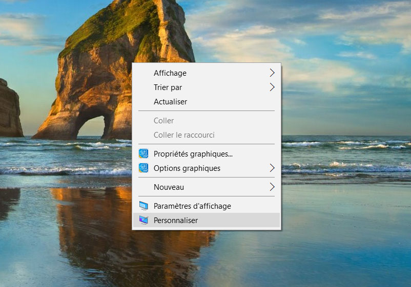 windows 10 comment mettre icone bureau