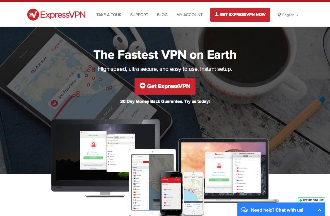 ExpressVPN : au servoice de la vitesse de connexion