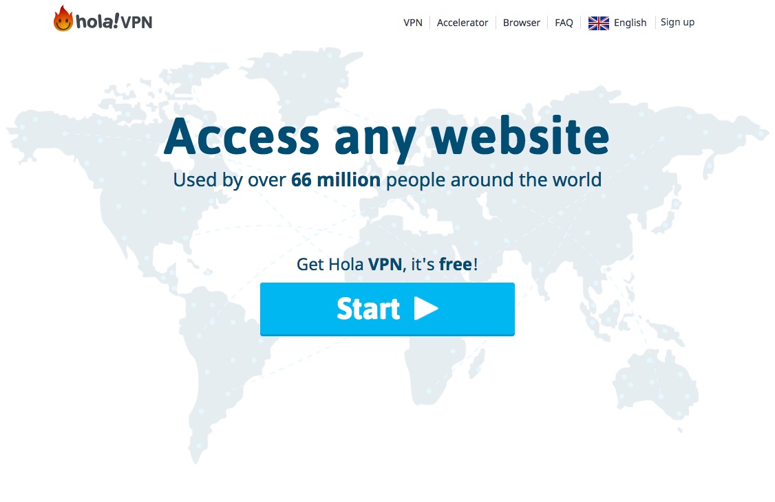 Le service Hola!VPN est l'un des premiers VPN P2P