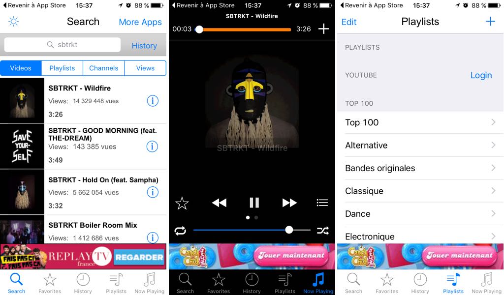 L'application iPhone iMusic pour télécharger gratuitement des morceaux