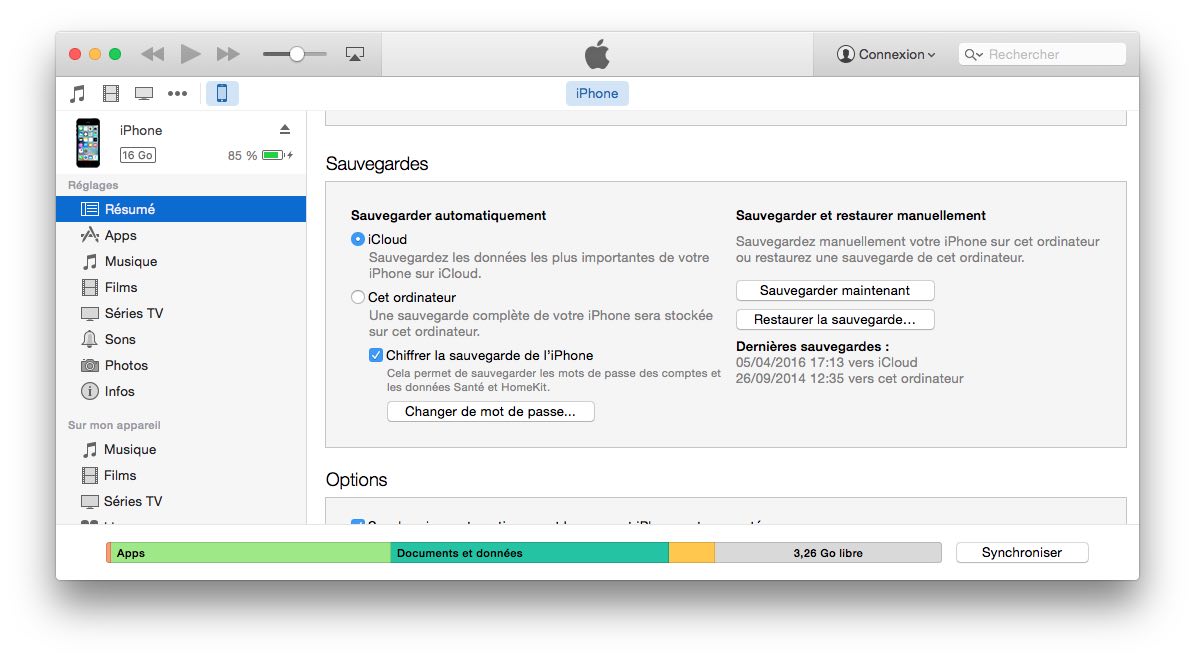 itunes-sauvegarde