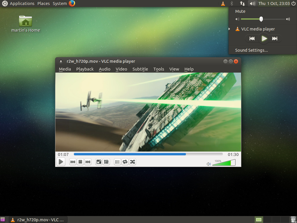 Interface Ubuntu MATE