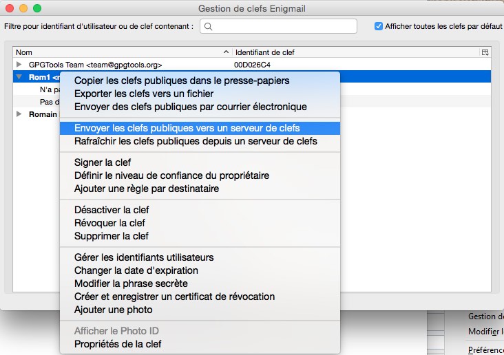 enigmail-envoyer-clefs-publiques-serveur