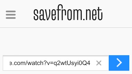 Savefrom.net youtube download