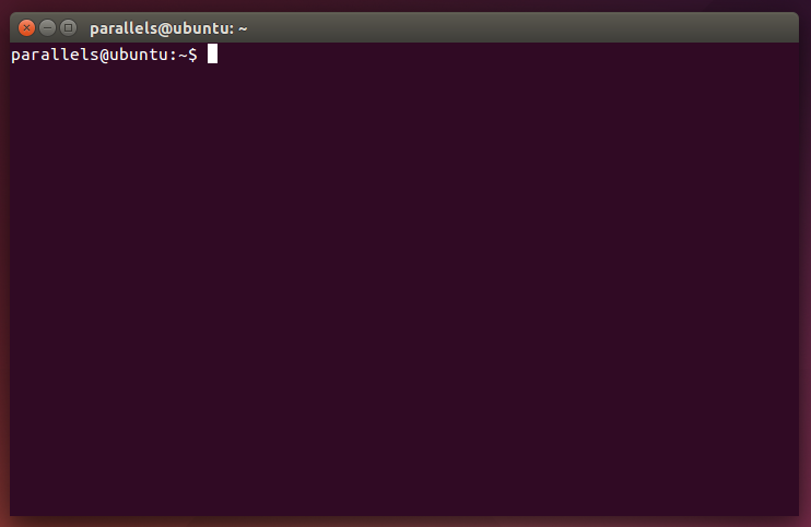 Une fenêtre de terminal sous Ubuntu